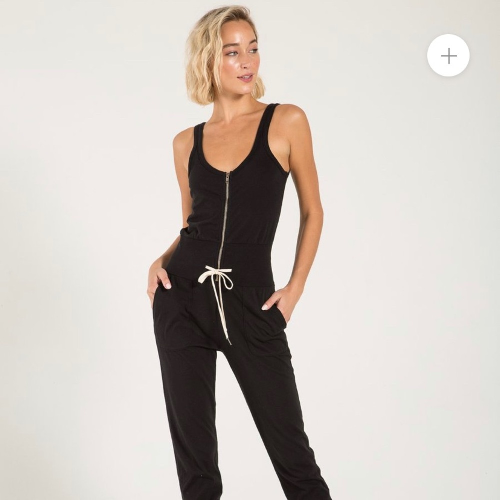 n:philanthropy Griffith Jumpsuit in Black Cat